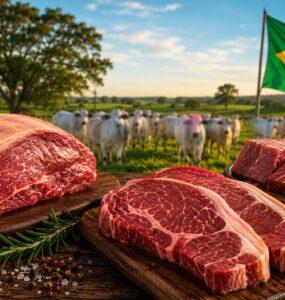 Produção de carne bovina brasileira bate recorde