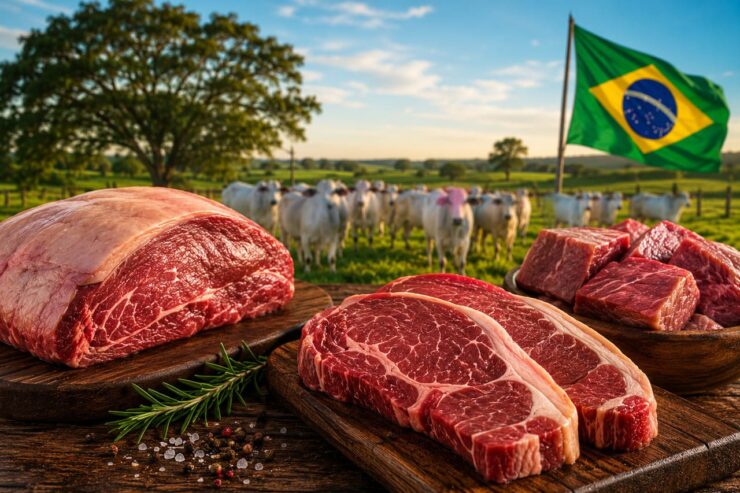 Produção de carne bovina brasileira bate recorde